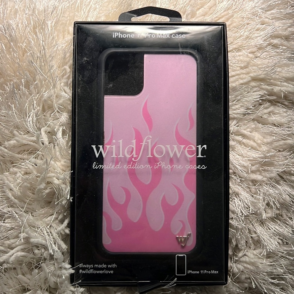 Wildflower Pink Flames for iPhone 11 Pro Max